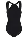Zimmermann Black Ottie One-piece Swimsuit In Black
