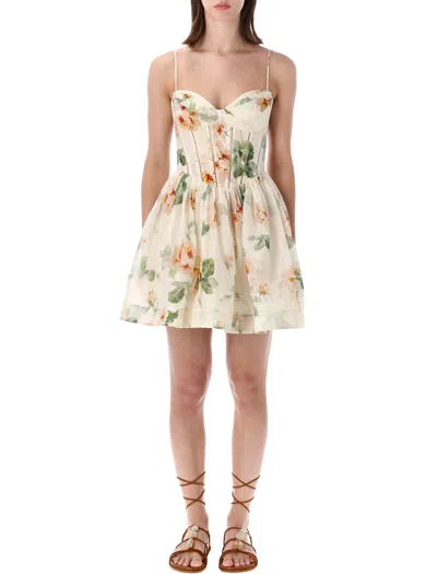 Zimmermann Elegant Mini Dress For Women In Neutral