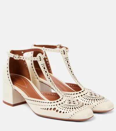 Zimmermann Eliot Leather Pumps In White