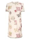 Zimmermann Hypnotic Jewelled Shirt Dress In Cream Love Letter In White