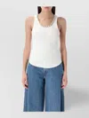 Zimmermann White Illuminate Embellished Tank Top