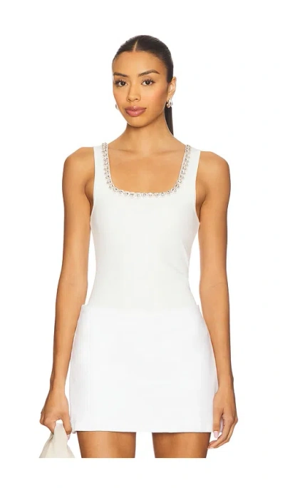 Zimmermann Embellished Tank In White