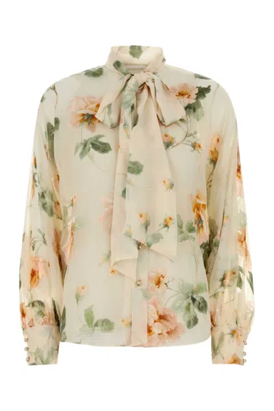 Zimmermann Embroidered Floral Viscose-blend Carousel Shirt