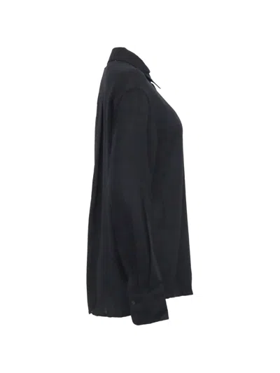 Pre-owned Zimmermann Embroidered-logo Shirt In Black