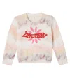 Zimmermann Embroidered Tie-dye Cotton Sweatshirt In Animal Print