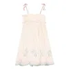 Zimmermann Embroidery Cotton Dress In Neutral