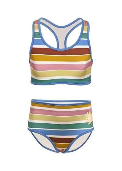 Zimmermann Everley Kids Racer Bikini In Multi