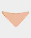 Zimmermann Everley Metallic Bikini Bottoms In Rose