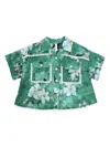 Zimmermann Floral Everley Shirt In 绿色