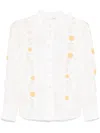 Zimmermann White Everley Shirt In White
