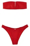 Zimmermann Everley V Wire Bandeau Bikini