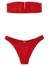 Zimmermann 'everley V Wire Bandeau' Bikini