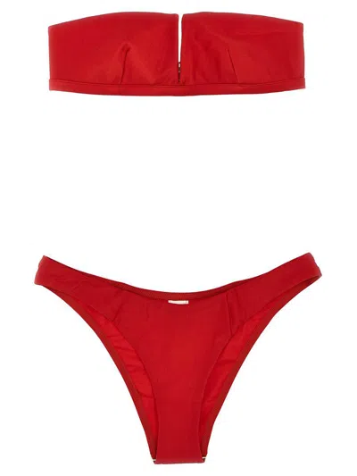 Zimmermann 'everley V Wire Bandeau' Bikini