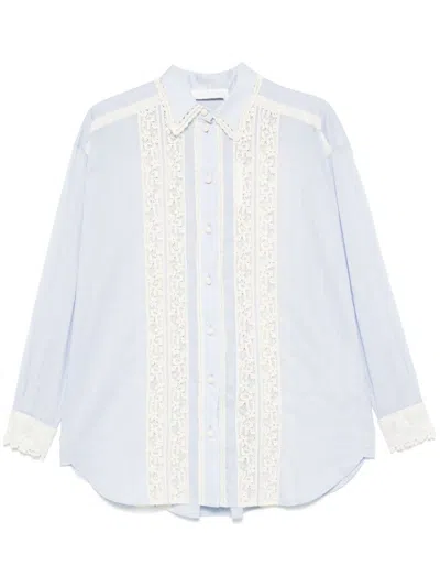 Zimmermann Everly Shirt In Blue