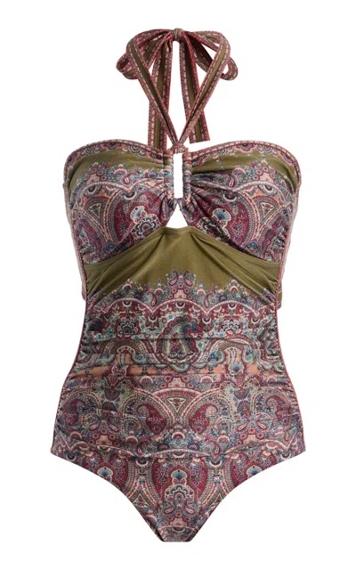 Zimmermann Fairlight One-piece Swimsuit In Multi