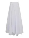 Zimmermann Sheer Overlay High-waisted Layered Tulle Skirt In Azul Claro