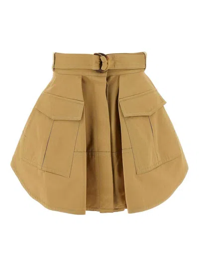 Zimmermann Falda Semilarga - Beis In Brown