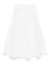Zimmermann Crush Cotton Midi Skirt