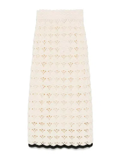 ZIMMERMANN RHIANNON CROCHET SKIRT