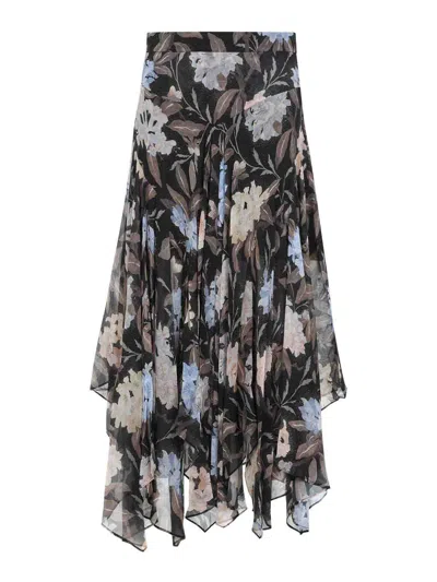 ZIMMERMANN EDEN HANDKERCHIEF MIDI SKIRT