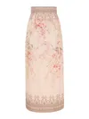 Zimmermann Illuminate Pencil Midi Skirt