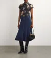Zimmermann Eden Crystal-embellished Floral-print Linen And Silk-blend Shirt In Multi