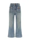 Zimmermann Jeans  Woman Color Blue In Faded Blue