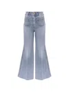 Zimmermann Flared Jeans In Blue