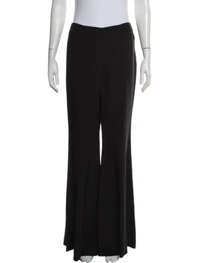 Pre-owned Zimmermann Flared Pants In Black
