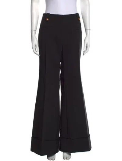 Pre-owned Zimmermann Flared Pants W/ Tags In Black