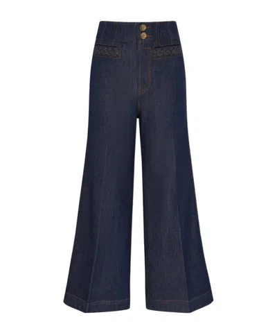 Zimmermann Awaken High-rise Flared Jeans In Animal Print