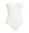 ZIMMERMANN ZIMMERMANN FLORAL APPLIQUÉ HALLIDAY SWIMSUIT