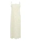 Zimmermann Rhiannon Embroidered Dress In Ivory