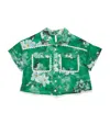 Zimmermann Floral Everley Shirt In Green