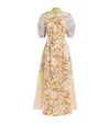 Zimmermann Pop Puff Sleeve Maxi Dress