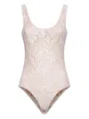 Zimmermann Floral-lace Bodysuit In Neutral