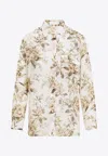 Zimmermann Floral Long-sleeved Shirt In Multicolor