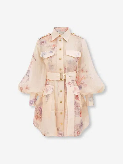 Zimmermann Floral Motif Dress In Multi