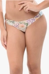 Zimmermann Halliday Skinny Pant Bikini Bottoms In Multi
