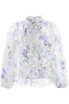 ZIMMERMANN ZIMMERMANN "FLORAL NATURE BLOUSE WITH PUFF