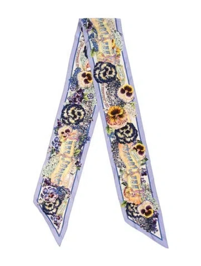 Pre-owned Zimmermann Floral Print Bandeau In Purple