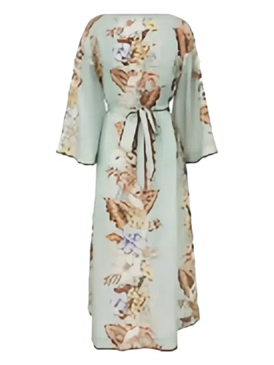 Zimmermann Midi Dress In Gray