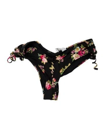 Pre-owned Zimmermann Floral Print Bottoms W/ Tags In Blue