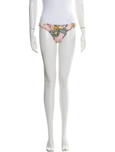 Pre-owned Zimmermann Floral Print Bottoms W/ Tags In Multi