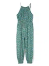 Zimmermann Floral-print Jumpsuit In Blue