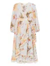 Zimmermann Floral-print Maxi Dress With Lace Trim And Self-tie Fastening