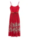 Zimmermann Rhiannon Belted Paisley-print Cotton-voile Midi Dress