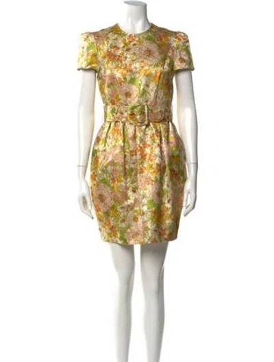 Pre-owned Zimmermann Floral Print Mini Dress