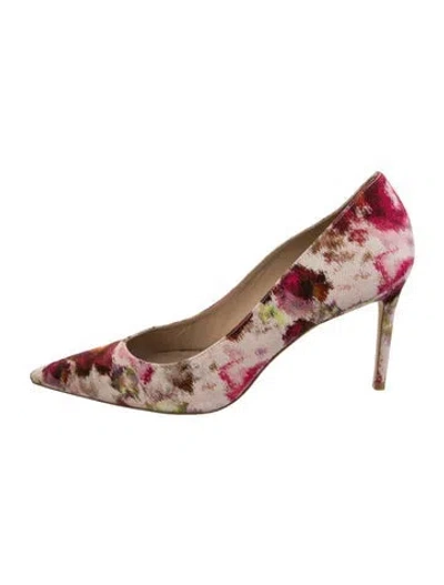 Pre-owned Zimmermann Floral Print Pumps In Multicolor