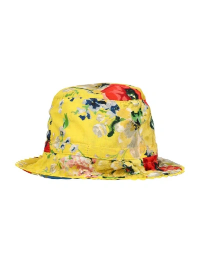Zimmermann Kids'  Floral Print Reversible Bucket Hat In Multi